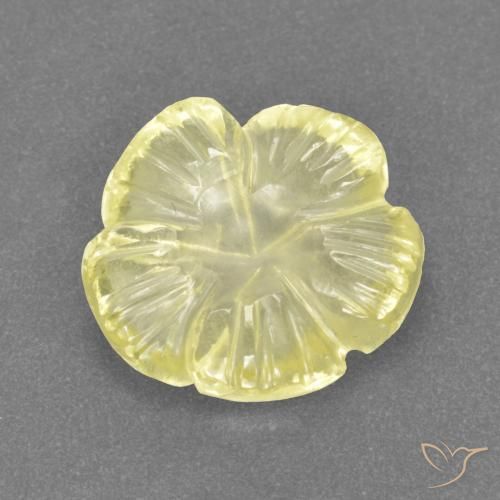 2.95克拉天然石英，花形切割，透明