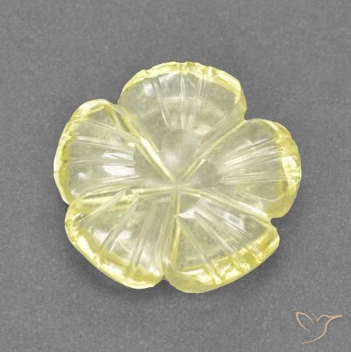 3.51ct 天然 拉古纳黄 石英, 花形切割, 透明
