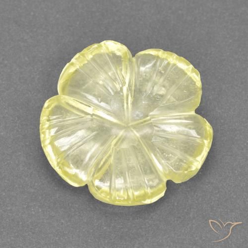 3.51克拉天然石英，花形切割，透明