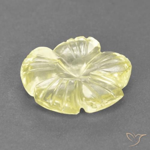 3.51克拉天然石英，花形切割，透明