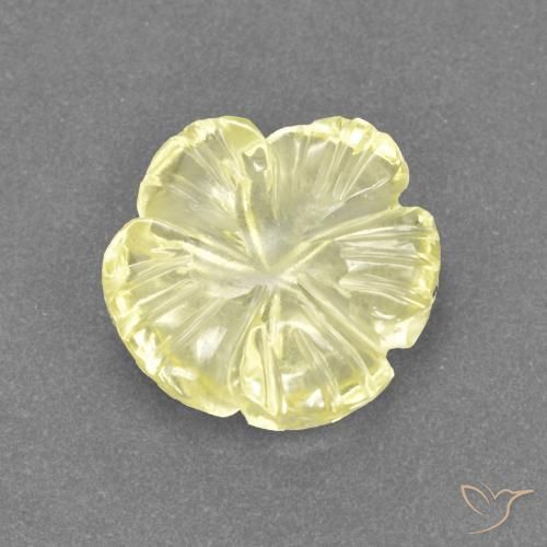 2.33克拉天然石英，花形切割，透明