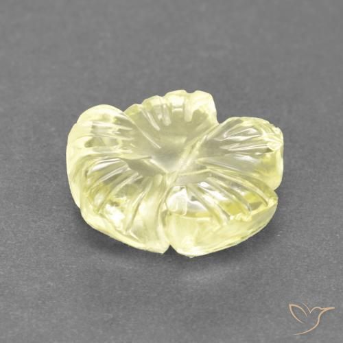 2.33克拉天然石英，花形切割，透明