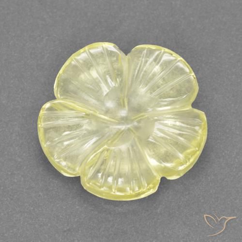 3.40克拉天然石英，花形切割，透明