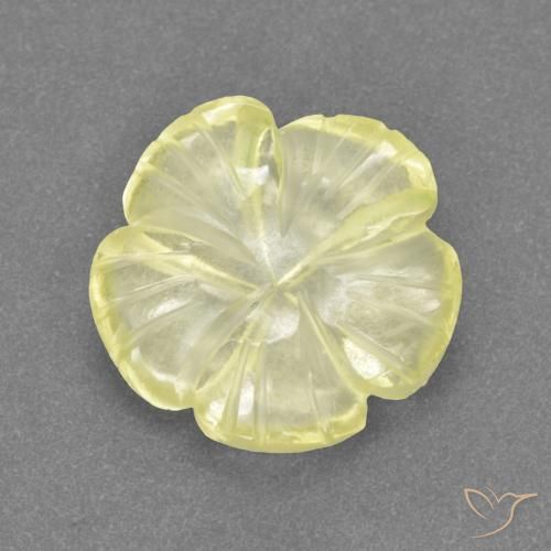 3.23克拉天然石英，花形切割，透明