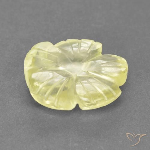 3.23克拉天然石英，花形切割，透明