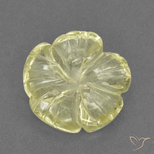 2.52克拉天然石英，花形切割，透明