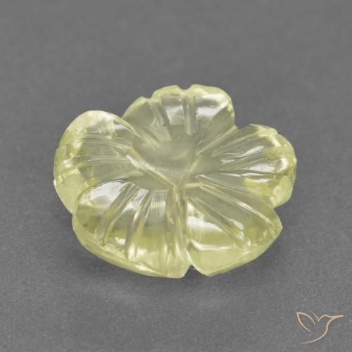 3.22克拉天然石英，花形切割，透明