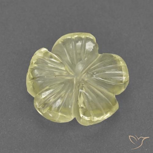2.73ct 天然 拉古纳黄 石英, 花形切割, 透明