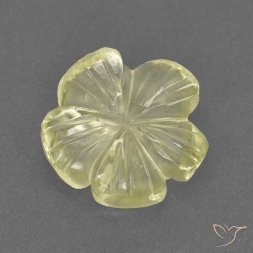 2.73克拉天然石英，花形切割，透明