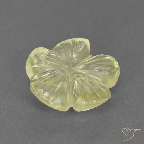 2.73克拉天然石英，花形切割，透明