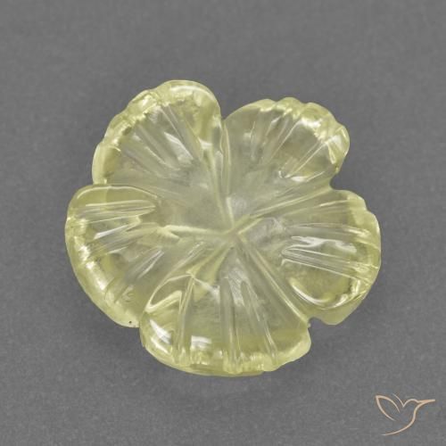 2.26克拉天然石英，花形切割，透明