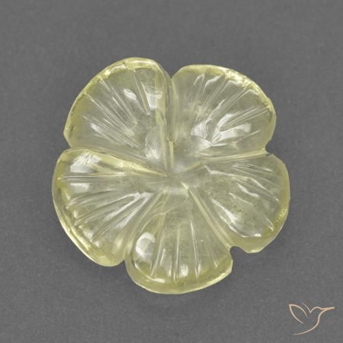 2.97克拉天然石英，花形切割，透明