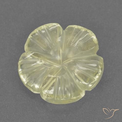 2.46克拉天然石英，花形切割，透明