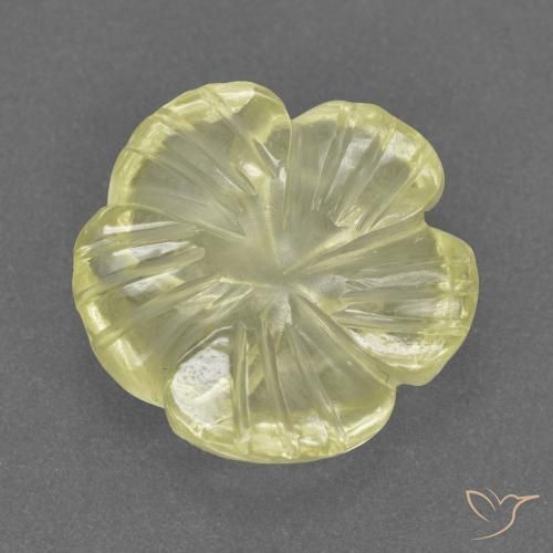 3.72克拉天然石英，花形切割，透明