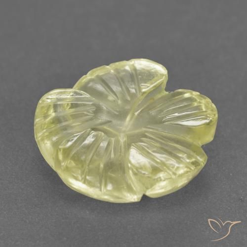 3.72克拉天然石英，花形切割，透明