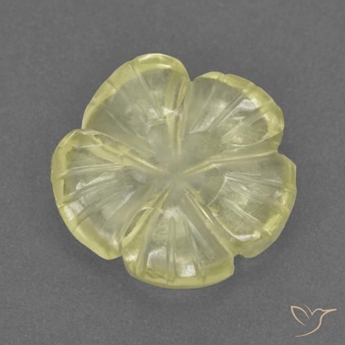 3.08克拉天然石英，花形切割，透明