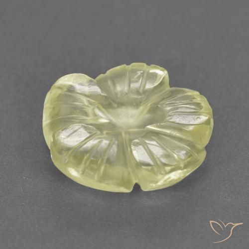 3.08克拉天然石英，花形切割，透明