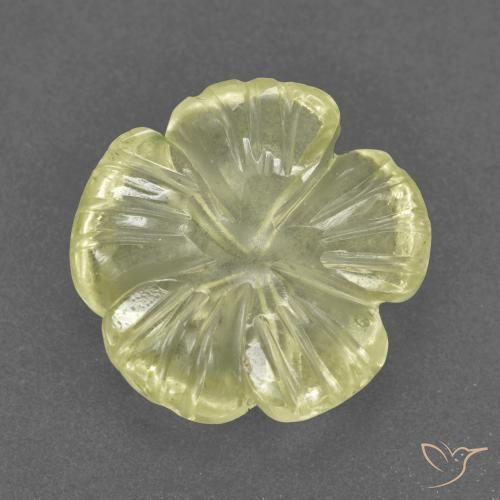3.31克拉天然石英，花形切割，透明