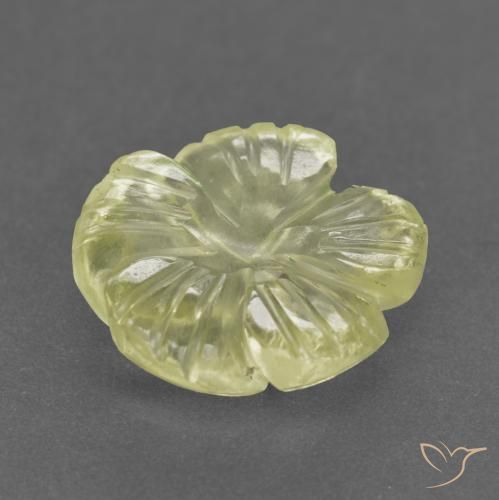 3.31克拉天然石英，花形切割，透明