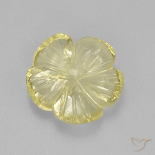 2.87克拉天然石英，花形切割，透明