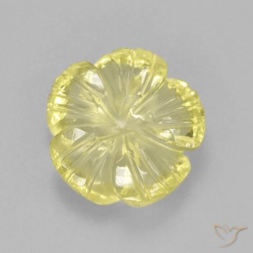 3.83克拉天然石英，花形切割，透明