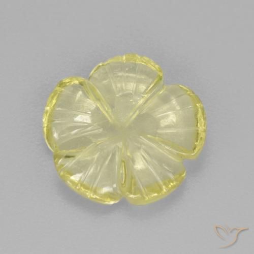 2.48ct 天然 淡黄色 石英, 花形切割, 透明