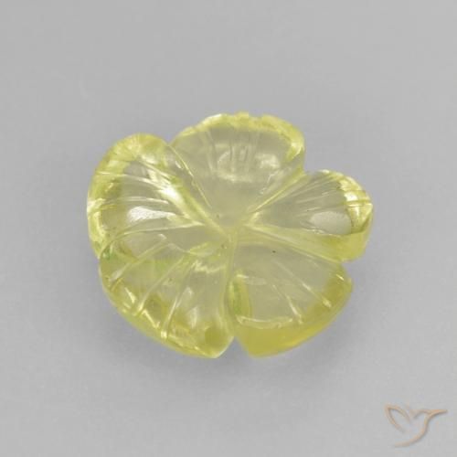 2.62克拉天然石英，花形切割，透明