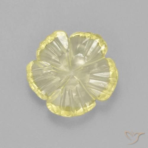 1.85克拉天然石英，花形切割，透明