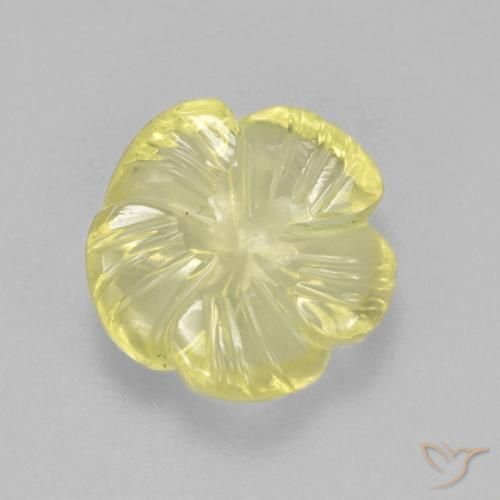 3.36克拉天然石英，花形切割，透明