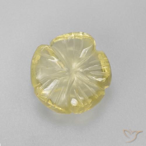 2.69ct 天然 淡黄色 石英, 花形切割, 透明