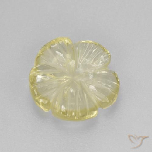 3.12克拉天然石英，花形切割，透明