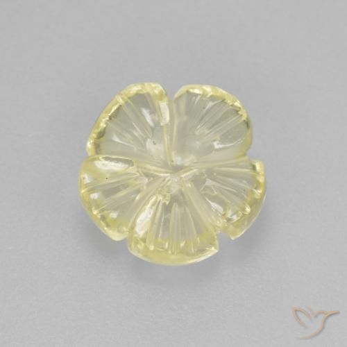 2.14克拉天然石英，花形切割，透明