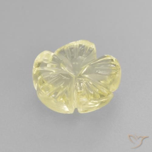 2.14克拉天然石英，花形切割，透明
