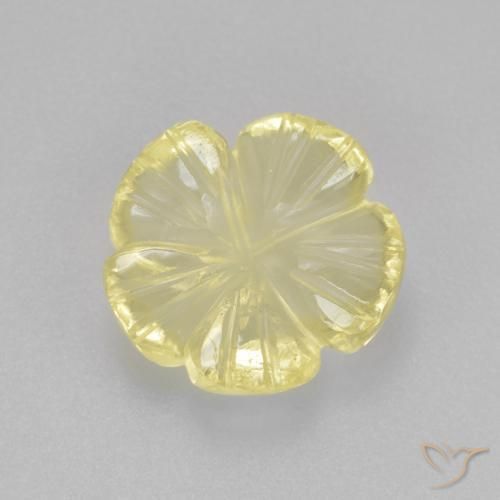 2.47克拉天然石英，花形切割，透明