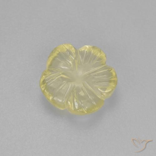 1.56克拉天然石英，花形切割，透明