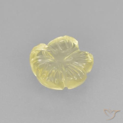 1.56克拉天然石英，花形切割，透明