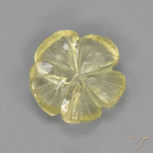 2.59克拉天然石英，花形切割，透明
