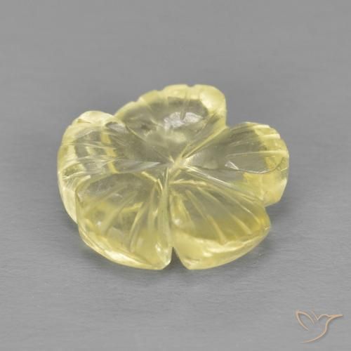 2.59克拉天然石英，花形切割，透明