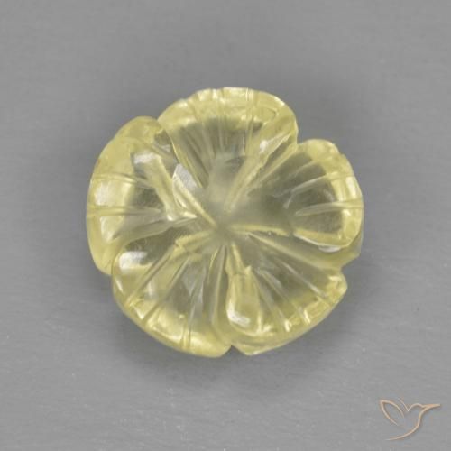 2.79ct 天然 中浅黄色 石英, 花形切割, 透明