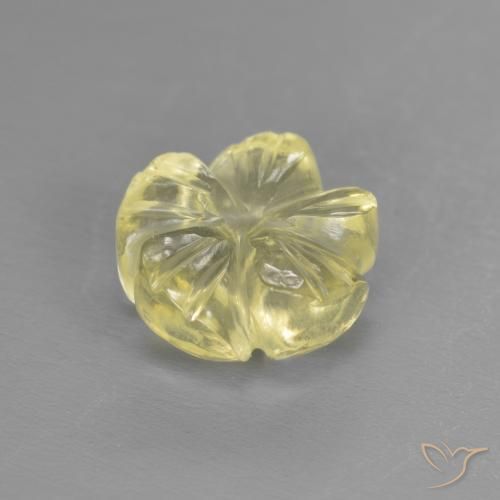 1.72克拉天然石英，花形切割，透明