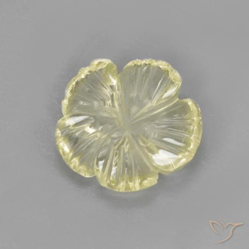 1.64克拉天然石英，花形切割，透明