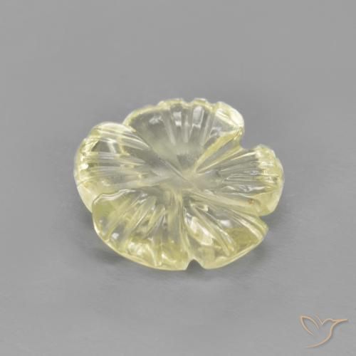 1.64克拉天然石英，花形切割，透明