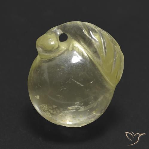 10.58ct 天然 中浅黄色 石英, 花式切割, 透明