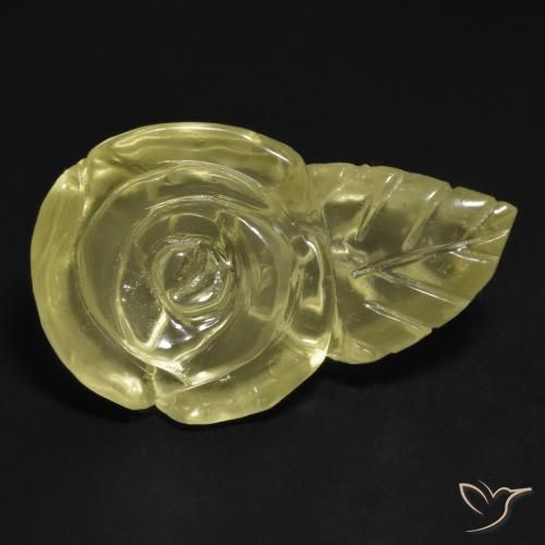 18.90克拉天然石英，花形切割，透明