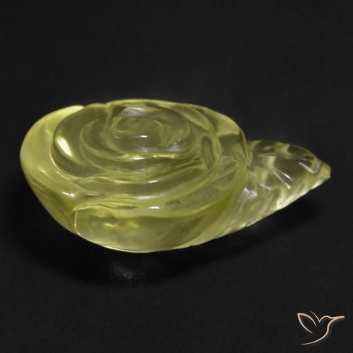 19.94克拉天然石英，花形切割，透明