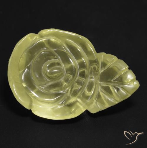 19.33克拉天然石英，花形切割，透明