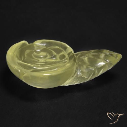 15.31克拉天然石英，花形切割，透明