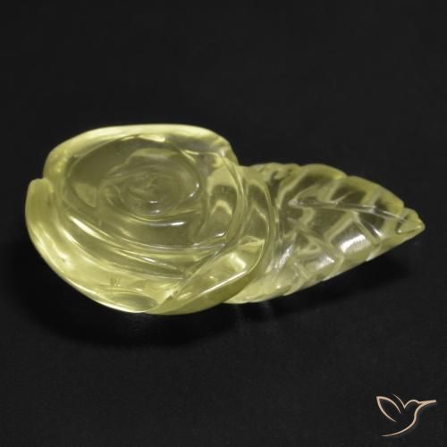 12.51克拉天然石英，花形切割，透明