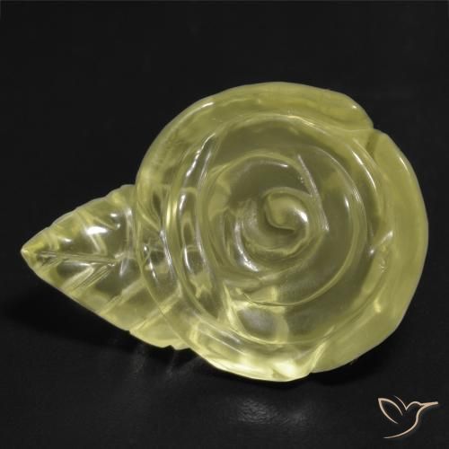 17.67克拉天然石英，花形切割，透明