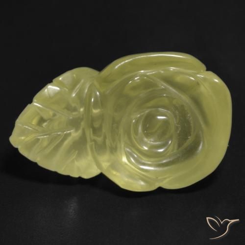 15.83ct 天然 淡黄色 石英, 花形切割, 透明